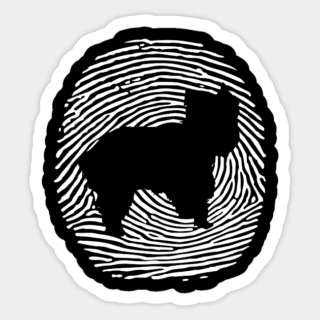 Yorkshire Terrier DNA Fingerprint Dog Yorkshire Terrier Sticker by Shirtjaeger